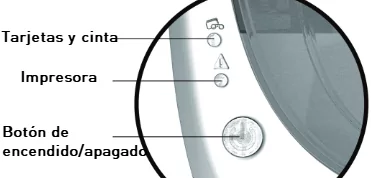 Significado de los LEDs de la impresora Badgy